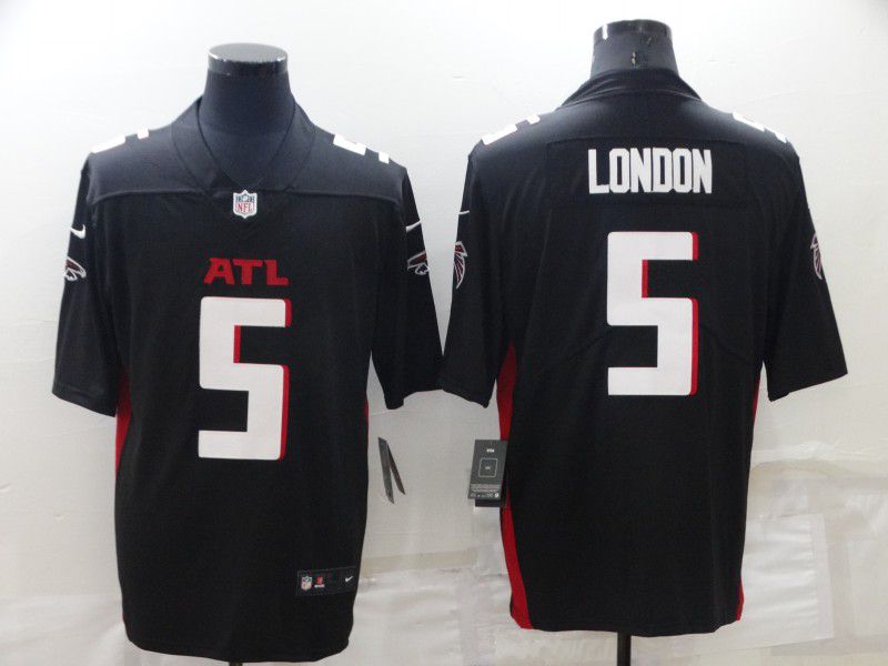 Men Atlanta Falcons 5 London Black New 2022 Nike Limited Vapor Untouchable NFL Jersey